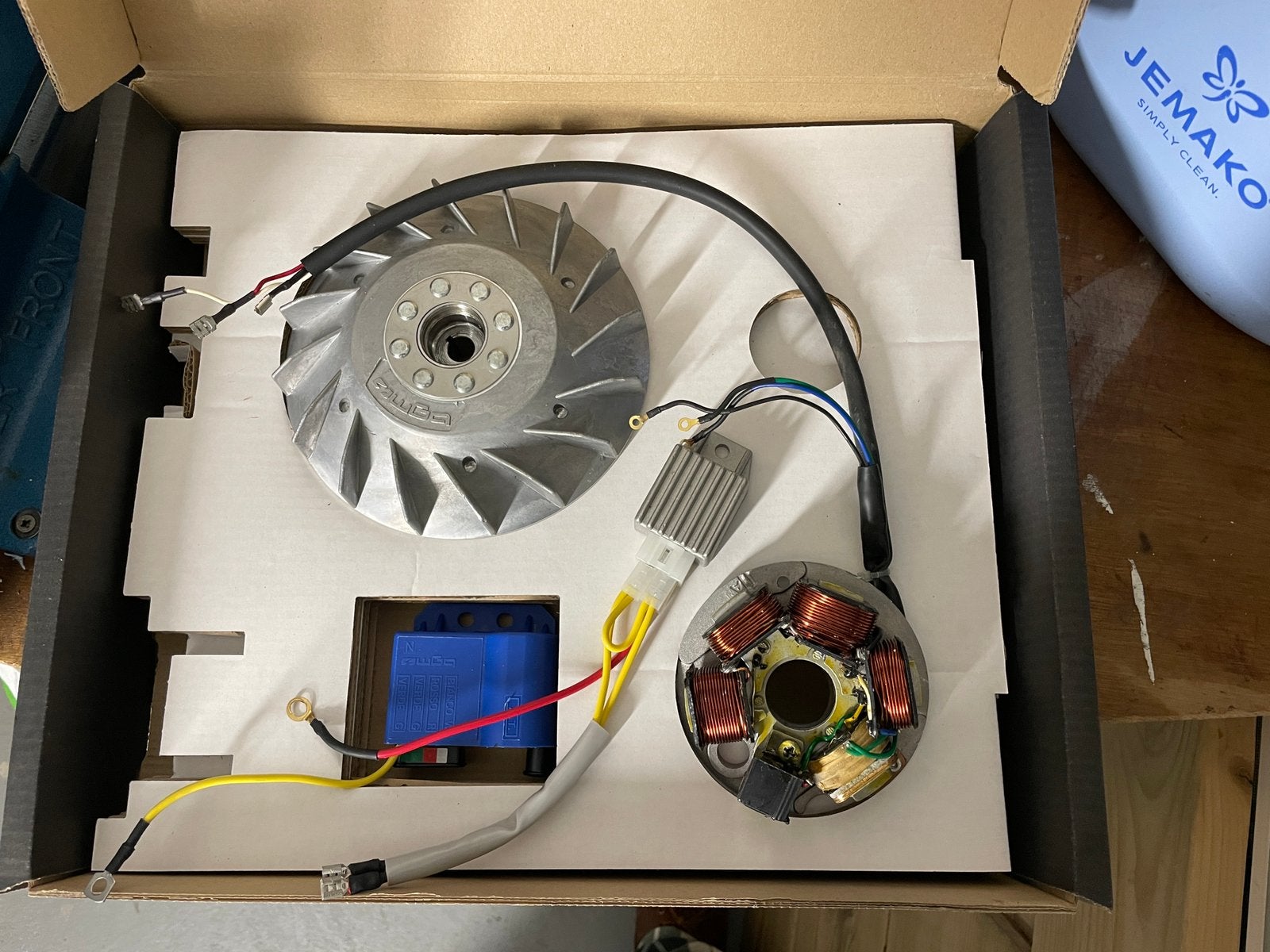 Electronische ontsteking compleet BGM cone 19mm, Ophalen of Verzenden, Zo goed als nieuw, Blok