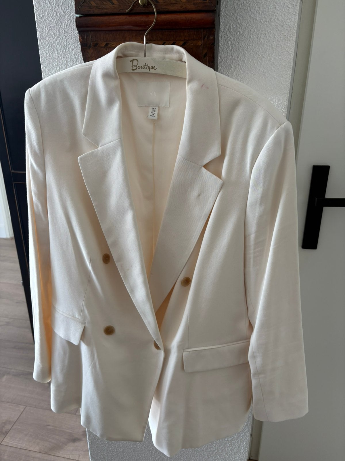 Prachtig jasje mt XL/XXL, Ophalen of Verzenden, Zo goed als nieuw, Maat 46/48 (XL) of groter, Beige