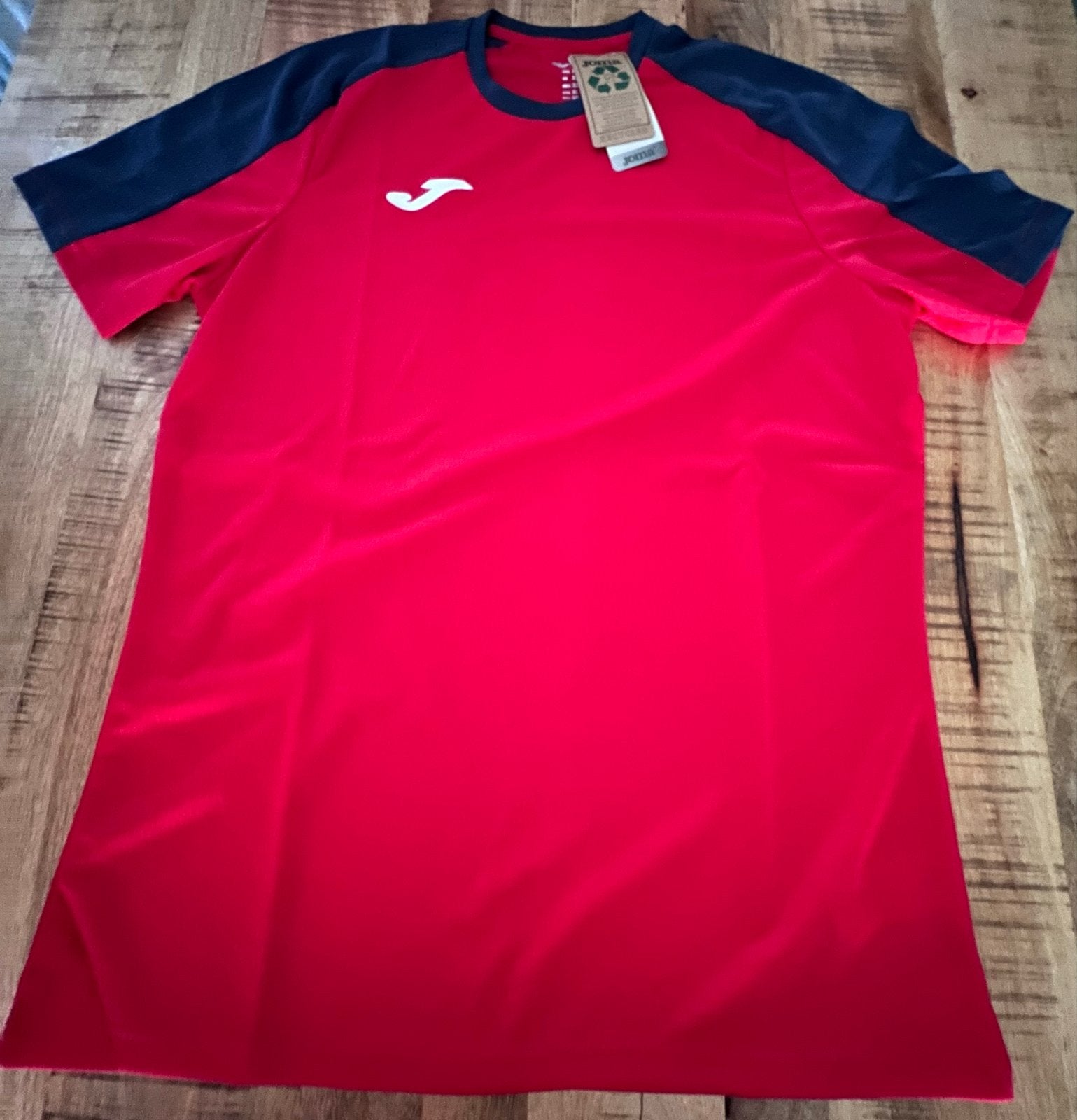 Joma Sportshirt Rood/Donkerblauw - Maat XL, Kleding | Heren, Ophalen of Verzenden, Voetbal, Rood, Maat 56/58 (XL)