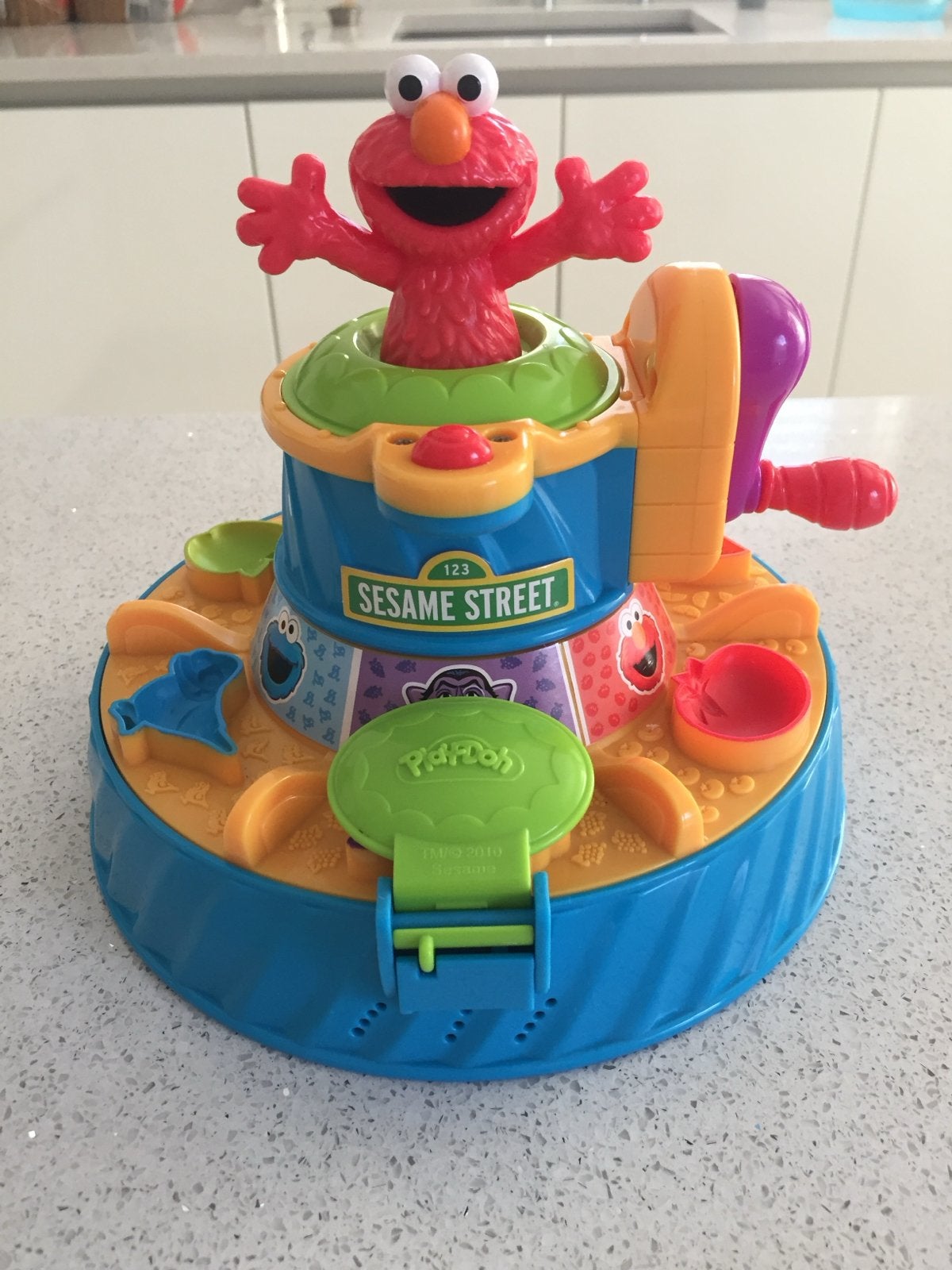 Play-Doh Elmo's klei Kleurmenger - Sesamstraat Speelset, Ophalen of Verzenden, Gebruikt, Jongen of Meisje
