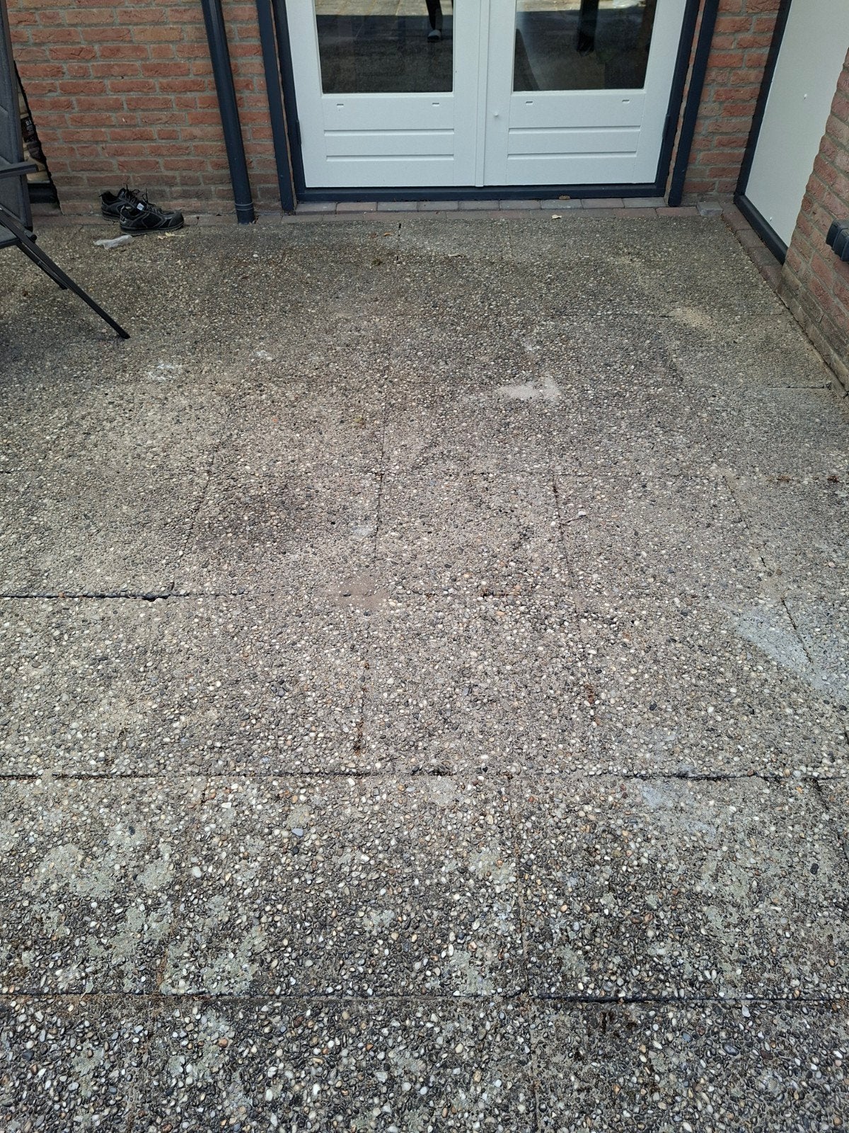 Betontegels terrastegels 60x40+/-19m2 gratis, Tuin en Terras, Tegels en Klinkers, Ophalen, Gebruikt, 10 m² of meer, Beton