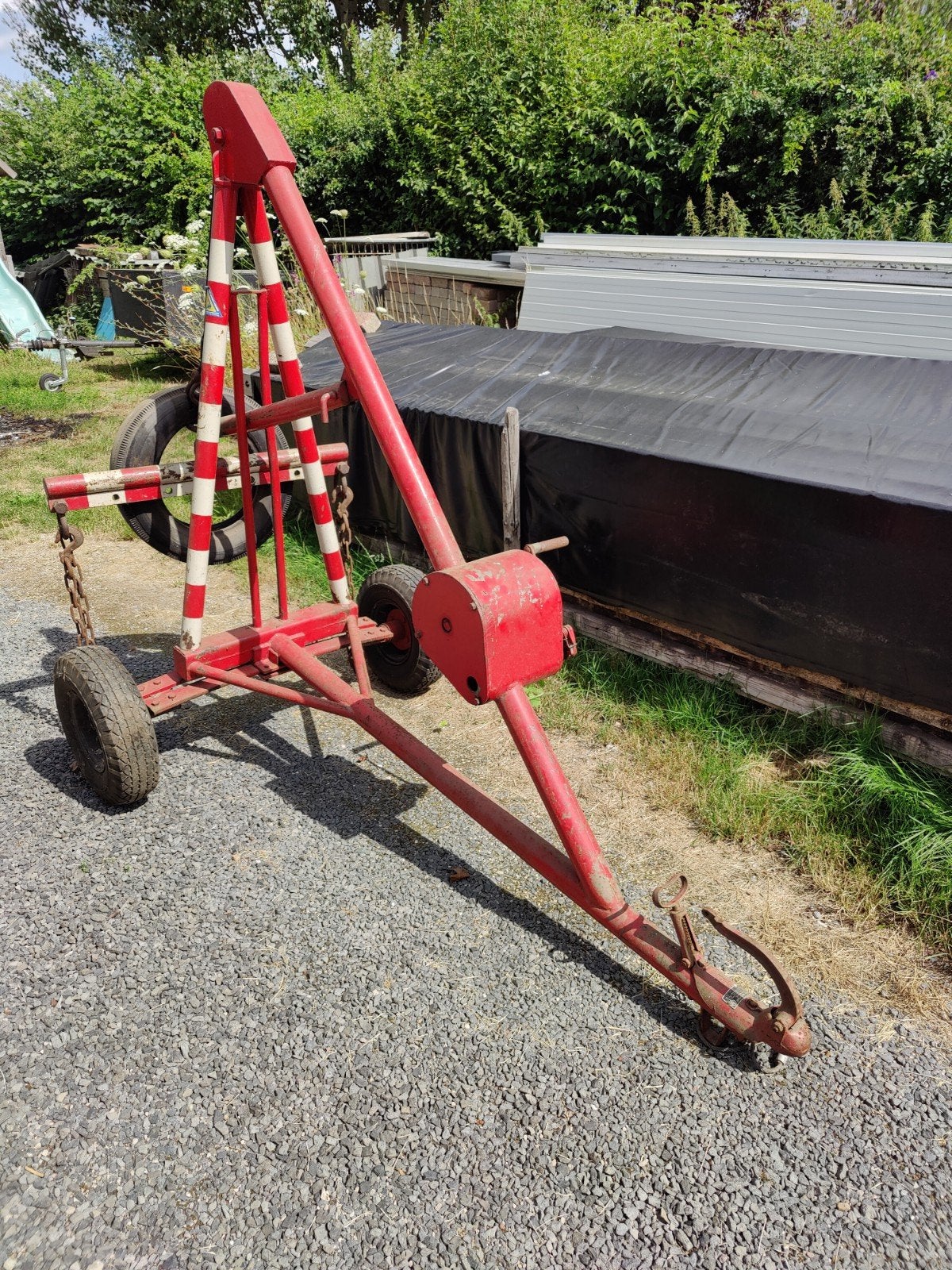 Oude mobiele kraan uit 1967 - 750 kg hefvermogen, Auto diversen, Ophalen