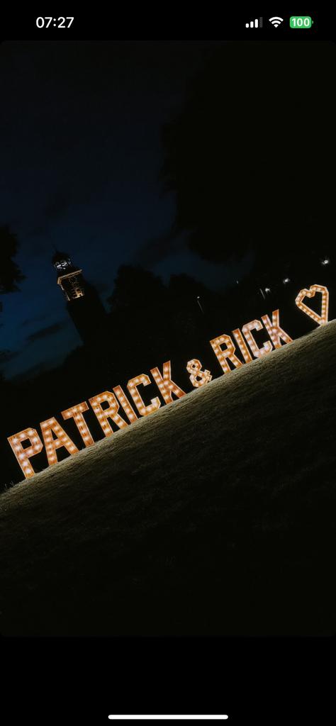 XXL Lichtletters en cijfers | TE HUUR |, Hobby en Vrije tijd, Feestartikelen | Verhuur, Ophalen, Zo goed als nieuw, Verjaardag
