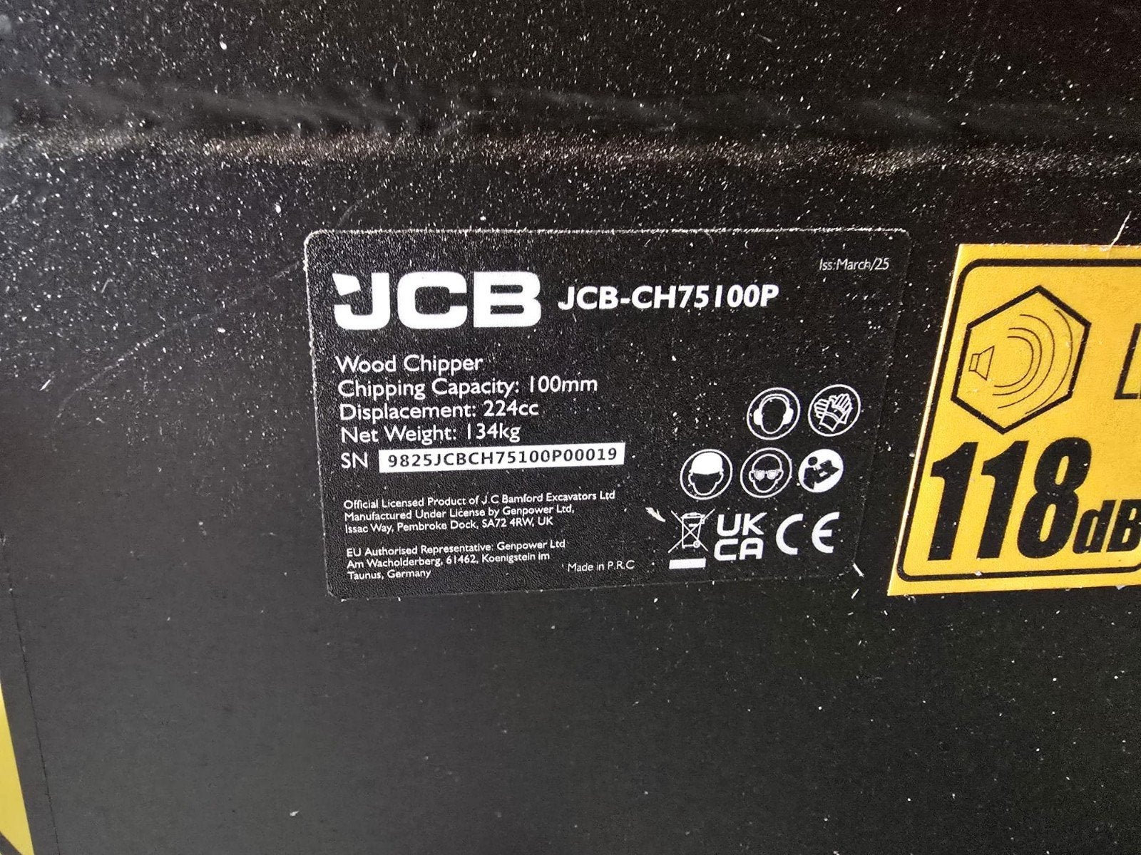 Professionele JCB Houthakselaar - Krachtig en Efficiënt, Tuin en Terras, Ophalen, Nieuw