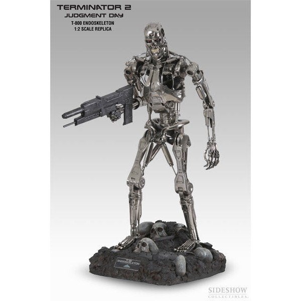 Terminator 2 Endoskeleton statue 1:2 Scale Replica Sideshow, Verzamelen, Ophalen, Nieuw, Film, Beeldje, Replica of Model