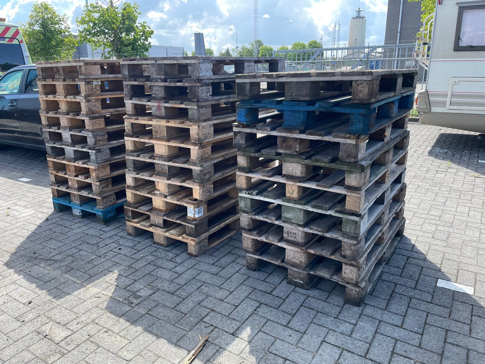 Europellets, Doe-het-zelf en Verbouw, Ophalen, Zo goed als nieuw, 50 mm of meer, Pallet