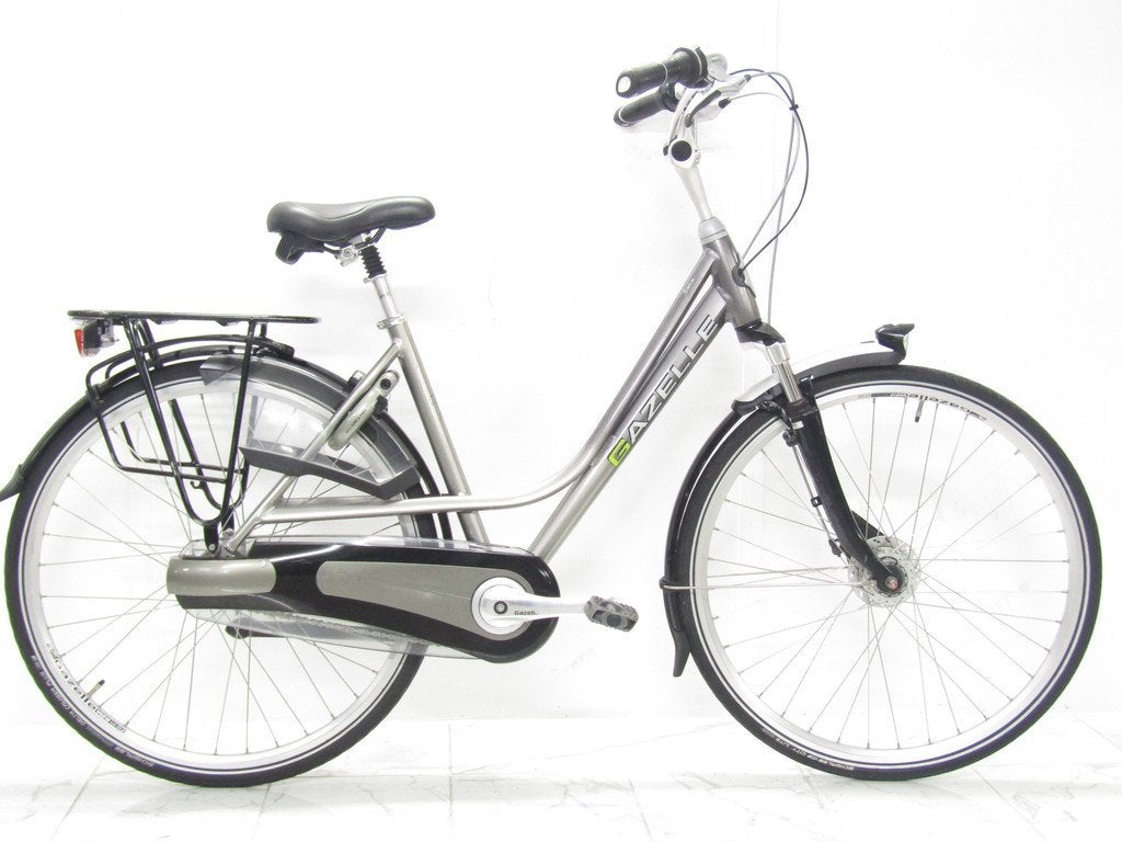 Gazelle Zeta grijs dames 48cm 28inch, 47 tot 50 cm, Gebruikt, Gazelle, Versnellingen