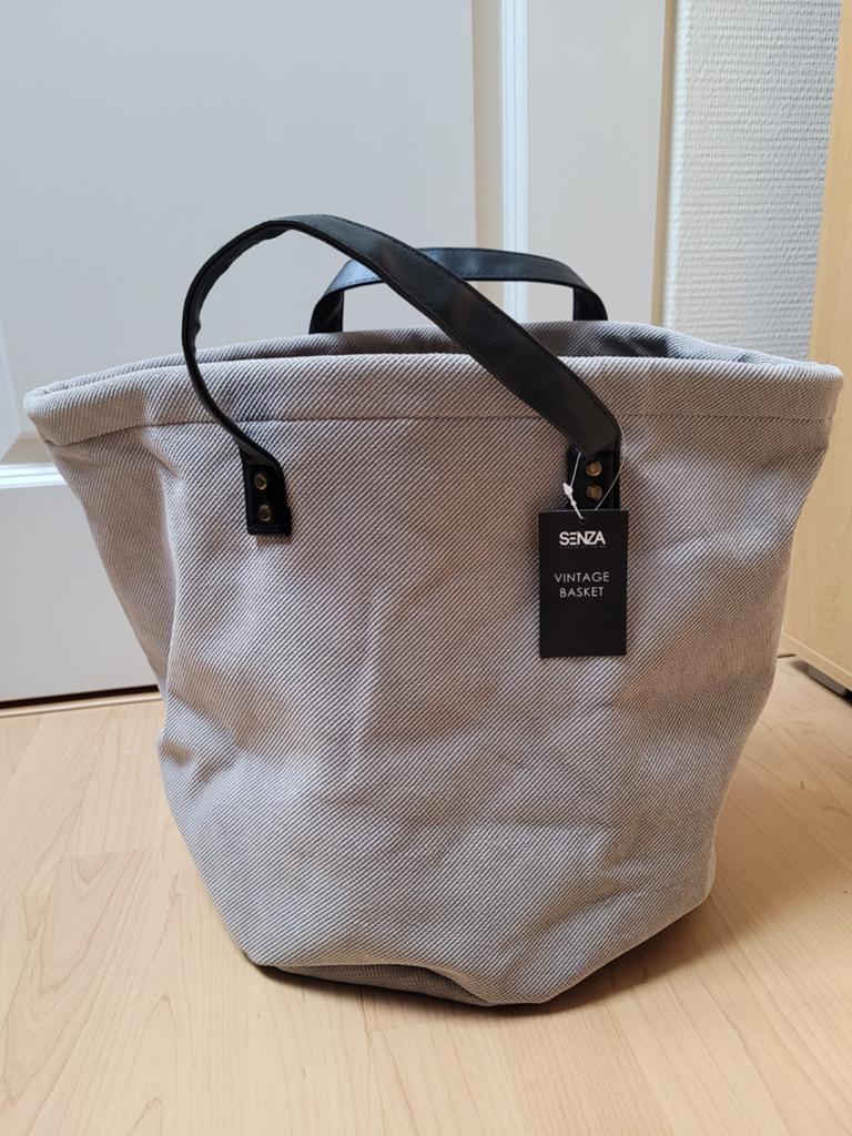 Nieuwe Senza Vintage Basket - 33x33 cm, Overige materialen, Mand, Rond, Nieuw