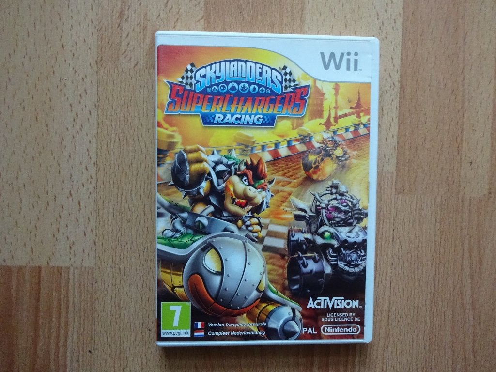 Wii Skylanders SuperChargers Racing , Nintendo Wii Game, Gebruikt, Racen en Vliegen, 2 spelers, Ophalen of Verzenden