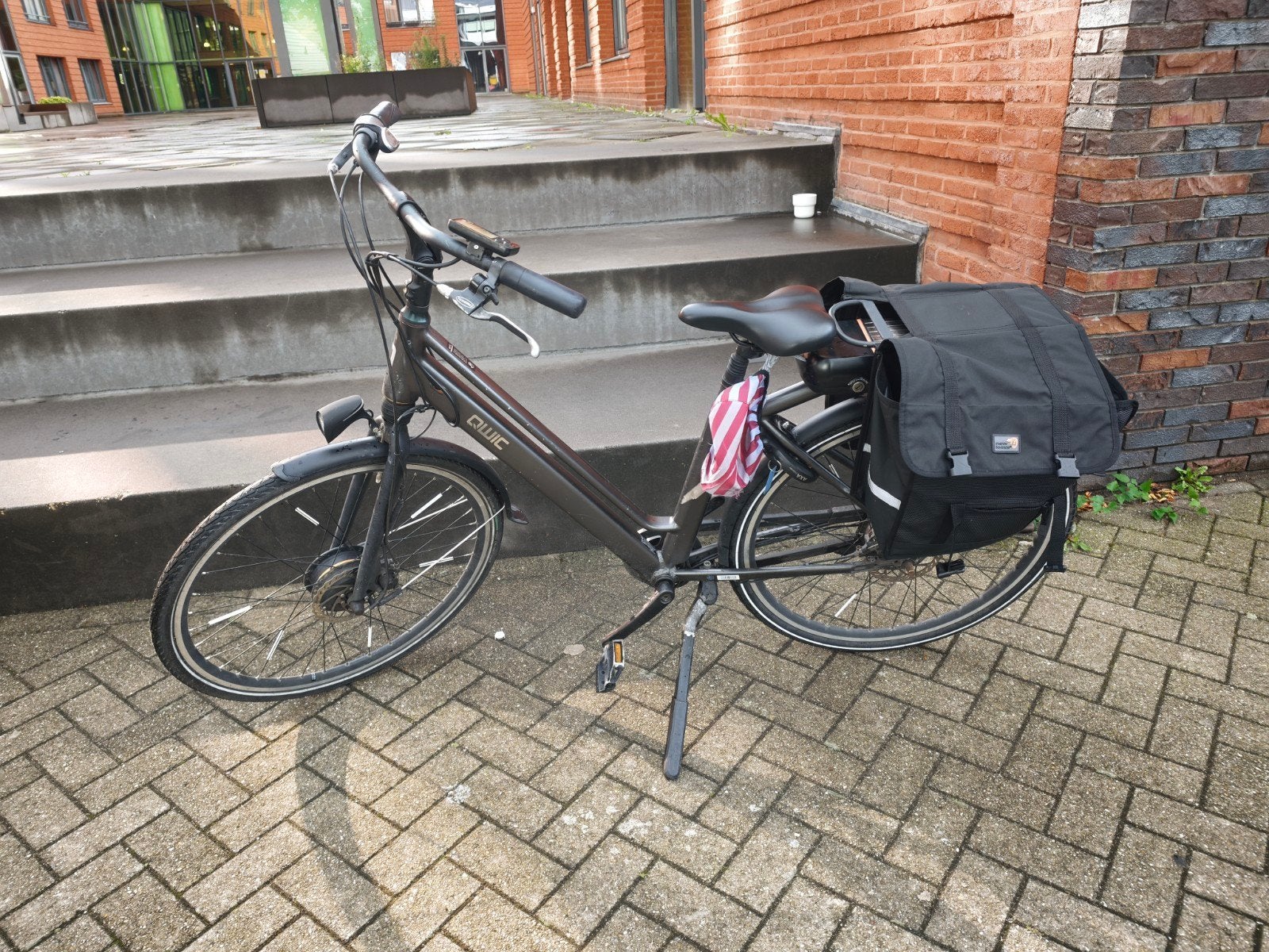 Qwic dames e-bike maat M (700WH, 6553km), Gebruikt, 47 tot 50 cm, Versnellingen, Schijfrem