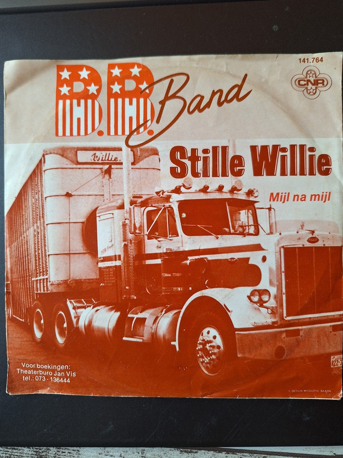 B.B. Band - Stille Willie / Mij na mijl (Vinyl Single), Gebruikt, 7 inch, Ophalen of Verzenden, EP