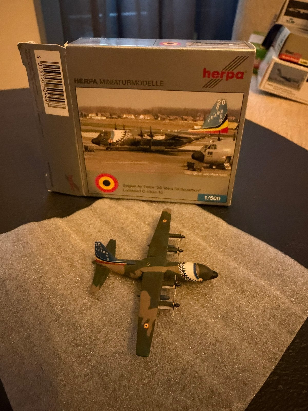 Partij Herpa Wings 1:500 Militaire Vliegtuigen (3 stuks), Verzamelen, Ophalen of Verzenden, Zo goed als nieuw, Schaalmodel
