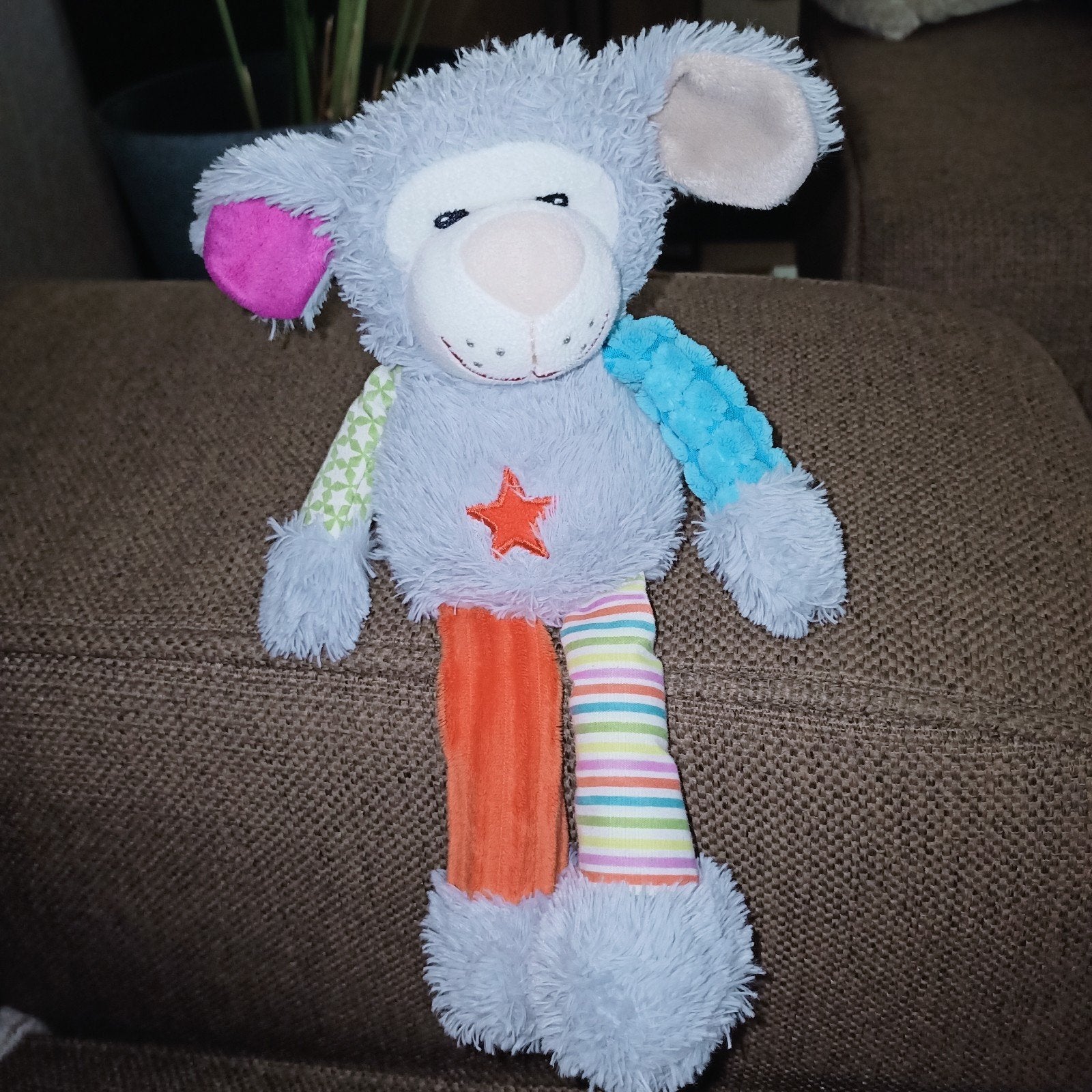 Tiamo funny friends schaap knuffel., Gebruikt, Overige typen, Ophalen of Verzenden, Middelgroot (20 tot 80 cm)