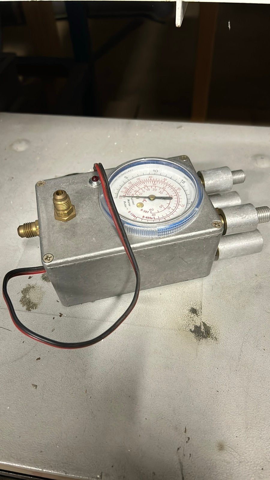 Drukschakelaar Tester met Drukmeter - Multifunctioneel, Doe-het-zelf en Verbouw, Ophalen of Verzenden, Gebruikt