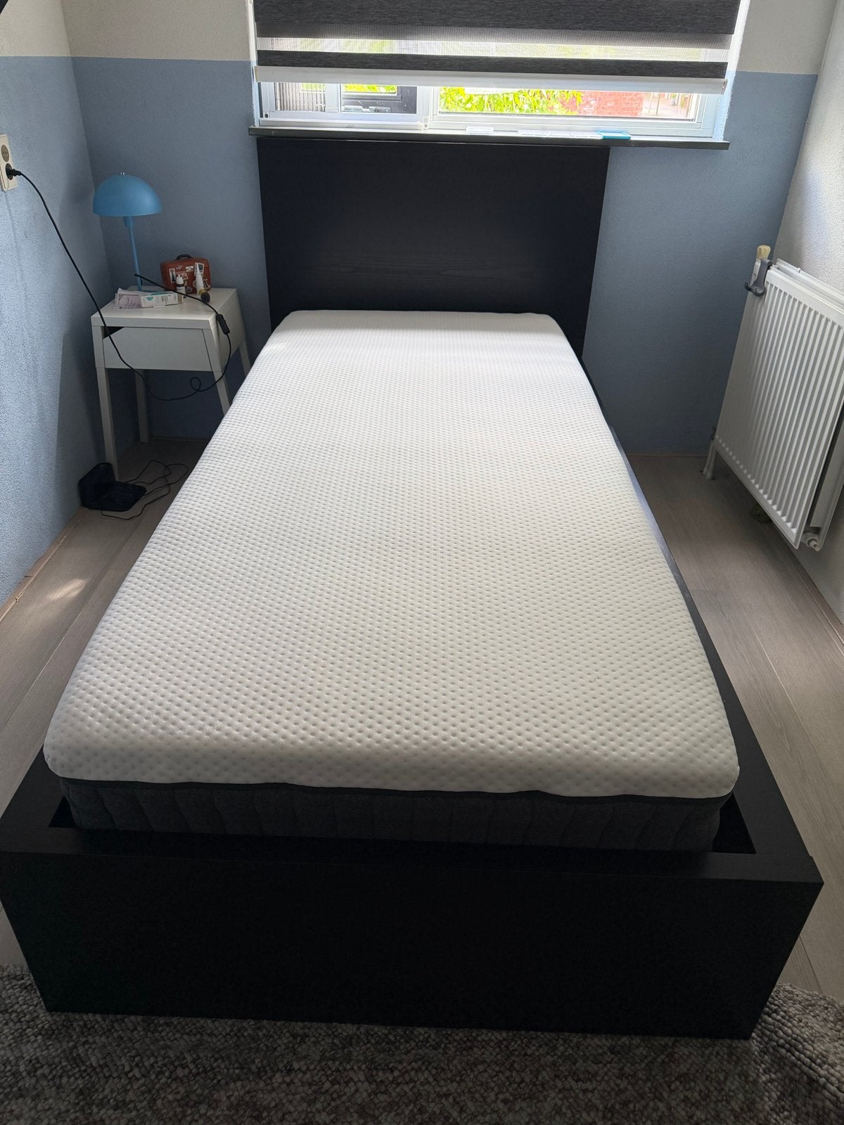 IKEA MALM Bedonderste/ lönset bodem, Huis en Inrichting, Slaapkamer | Bedden, Ophalen, 90 cm, Eenpersoons, Bruin