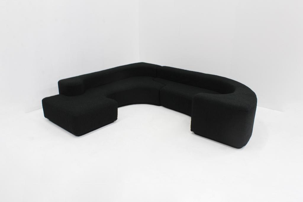 Vintage modulaire design sofa model Lara Stilwood 1968, Vintage, design, 300 cm of meer, Ophalen of Verzenden, Zo goed als nieuw