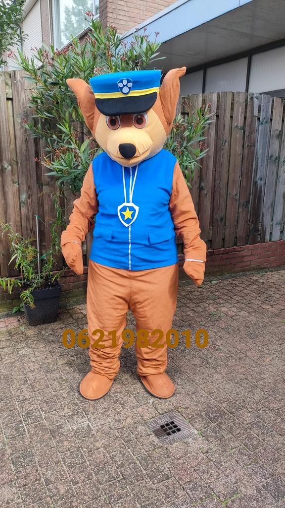 Mascotte pak van chase te huur, Hobby en Vrije tijd, Ophalen of Verzenden, Overige