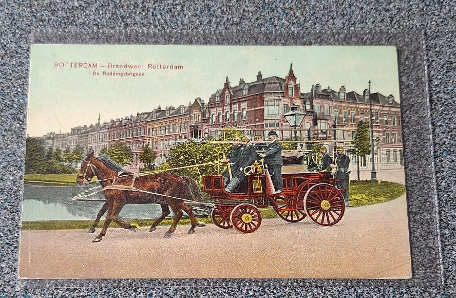Rotterdam Brandweer, Verzamelen, Ophalen of Verzenden, Voor 1920, Zuid-Holland