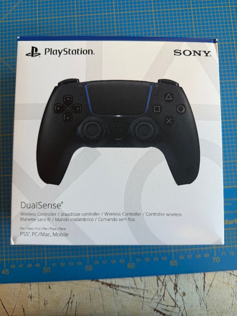 Sony PlayStation 5 DualSense Controller Zwart Nieuw, Playstation.support@sony.com, Overige genres, 1 speler, Nieuw