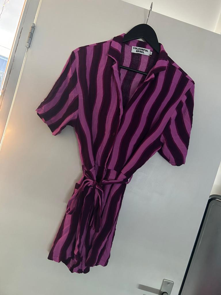 Colourful Rebel playsuit paars/roze, maat L, Ophalen of Verzenden, Nieuw, Maat 42/44 (L), Paars