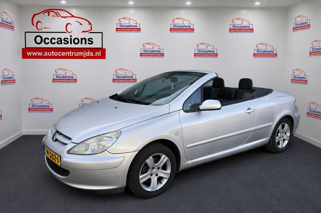 Peugeot 307 CC 2.0-16V, Auto's, Voorwielaandrijving, Zwart, 4 cilinders, Cabriolet