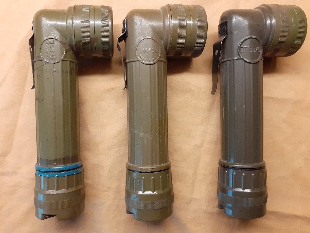 3 US Army flashlights Vietnamperiode, Ophalen of Verzenden, Landmacht, Amerika, Overige typen
