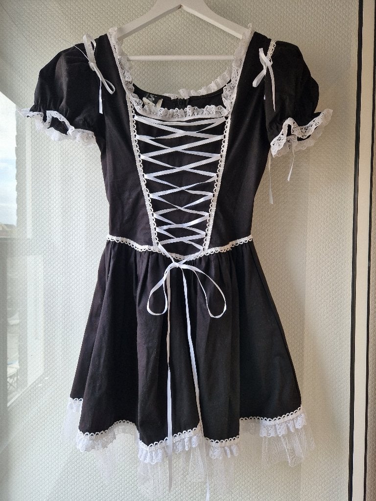 Cosplay anime manga gothic maid jurk, Hobby en Vrije tijd, Kostuums, Theaterbenodigdheden en LARP, Ophalen of Verzenden, Nieuw