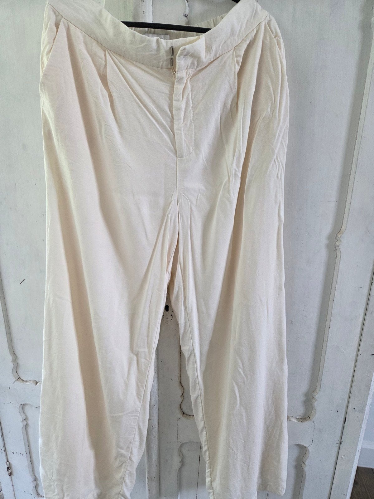 Nieuwe Studio Amaya broek mt L creme, Studio Amaya, Beige, Maat 42/44 (L), Nieuw