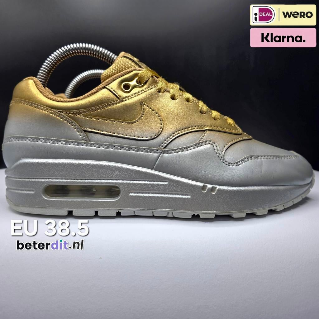 Nike Air Max 1 LX 'Metallic Gold Metallic Silver'
Maat: 38.5, Kleding | Dames, Ophalen of Verzenden, Nike, Nike, Nike air max