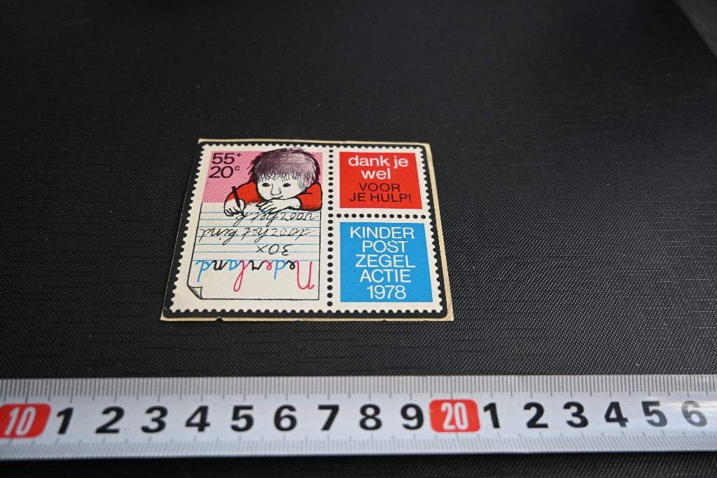 sticker Kinderpostzegel actie 1978 PTT*, Ophalen, Zo goed als nieuw