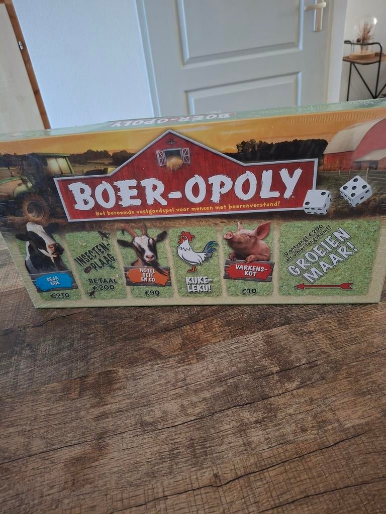 Boer opoly monopoly, Ophalen of Verzenden, Nieuw