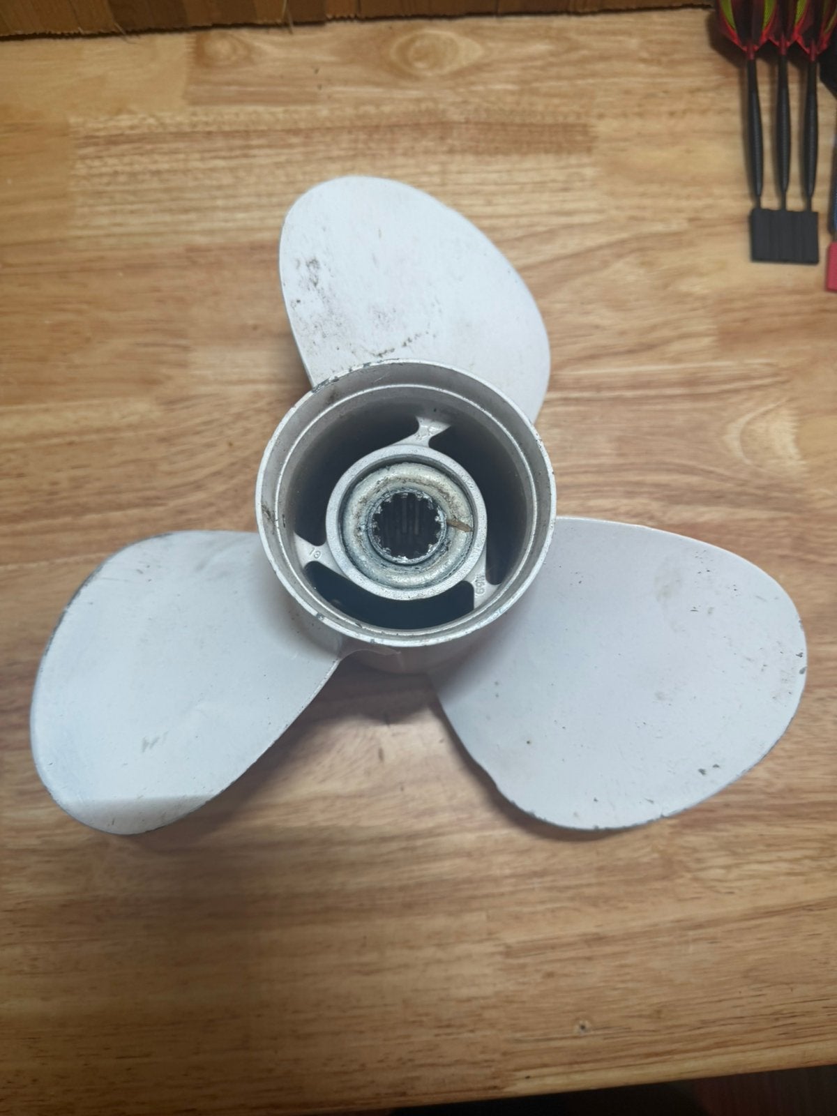 Yamaha mercury propeller schroef 13 spiline, Ophalen of Verzenden, Zo goed als nieuw, Motor en Techniek