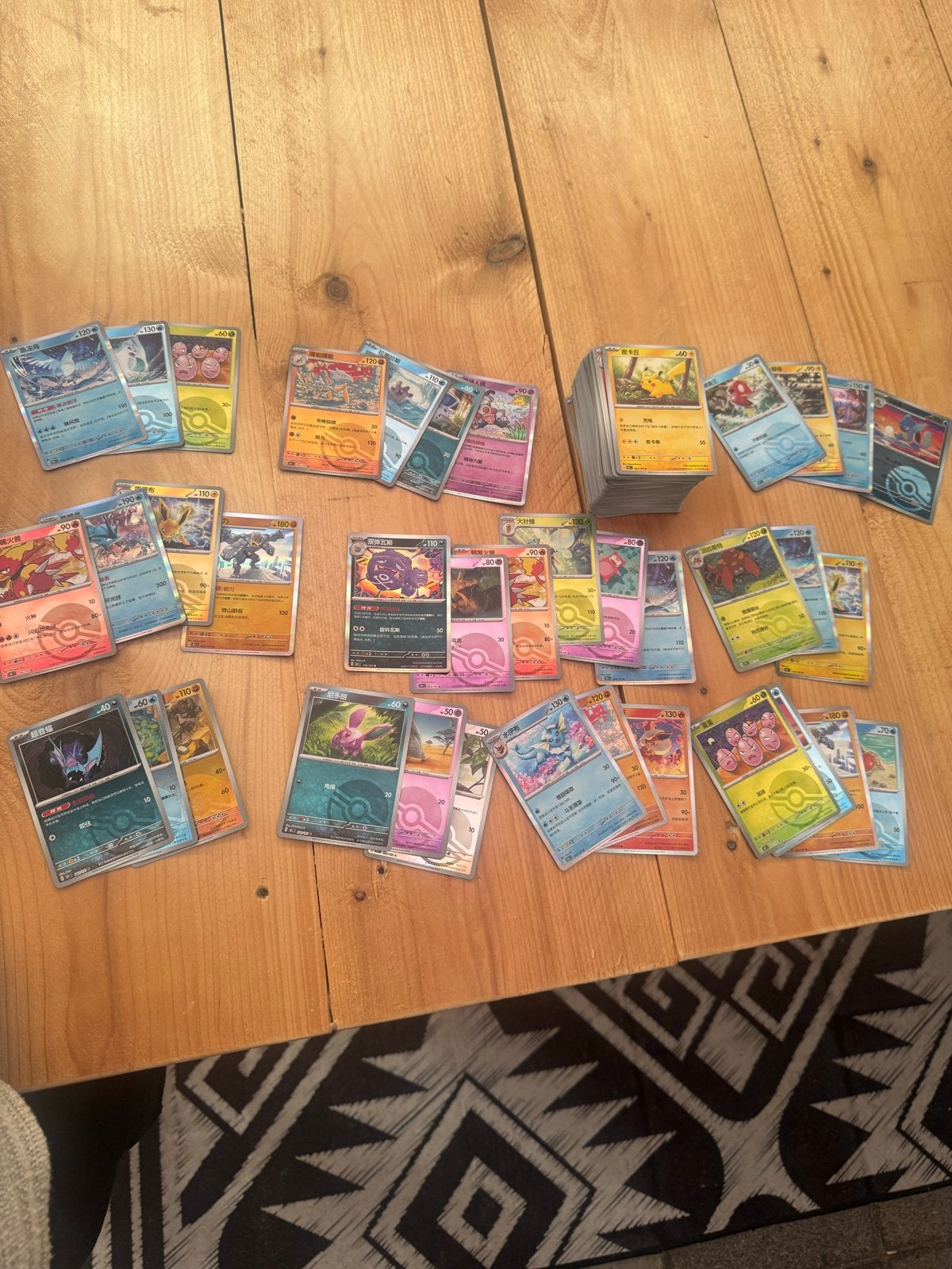 Pokémon kaarten, Ophalen of Verzenden, Gebruikt, Meerdere kaarten
