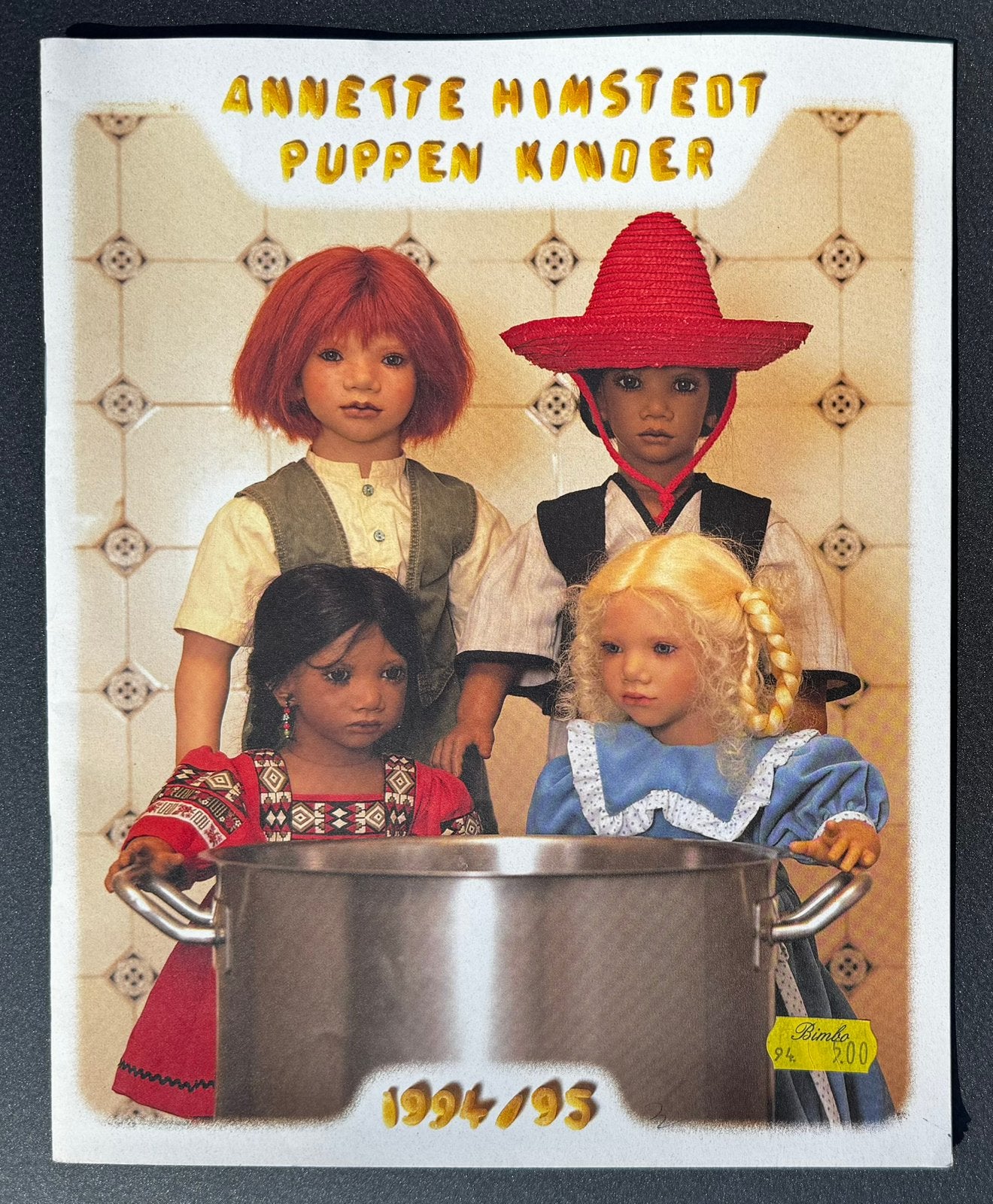 Prospectus Annette Himstedt puppen kinder 1994/95, Verzamelen, Ophalen of Verzenden, Zo goed als nieuw, Overige typen, Levensecht of Reborn