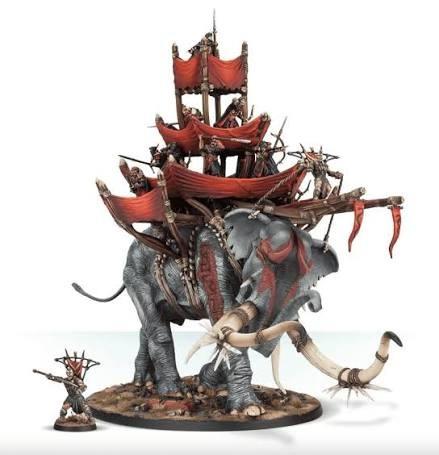GEZOCHT: Mumak Warleader upgrade kit - Lord of the Rings, Hobby en Vrije tijd, Wargaming, Gebruikt, Lord of the Rings, Toebehoren
