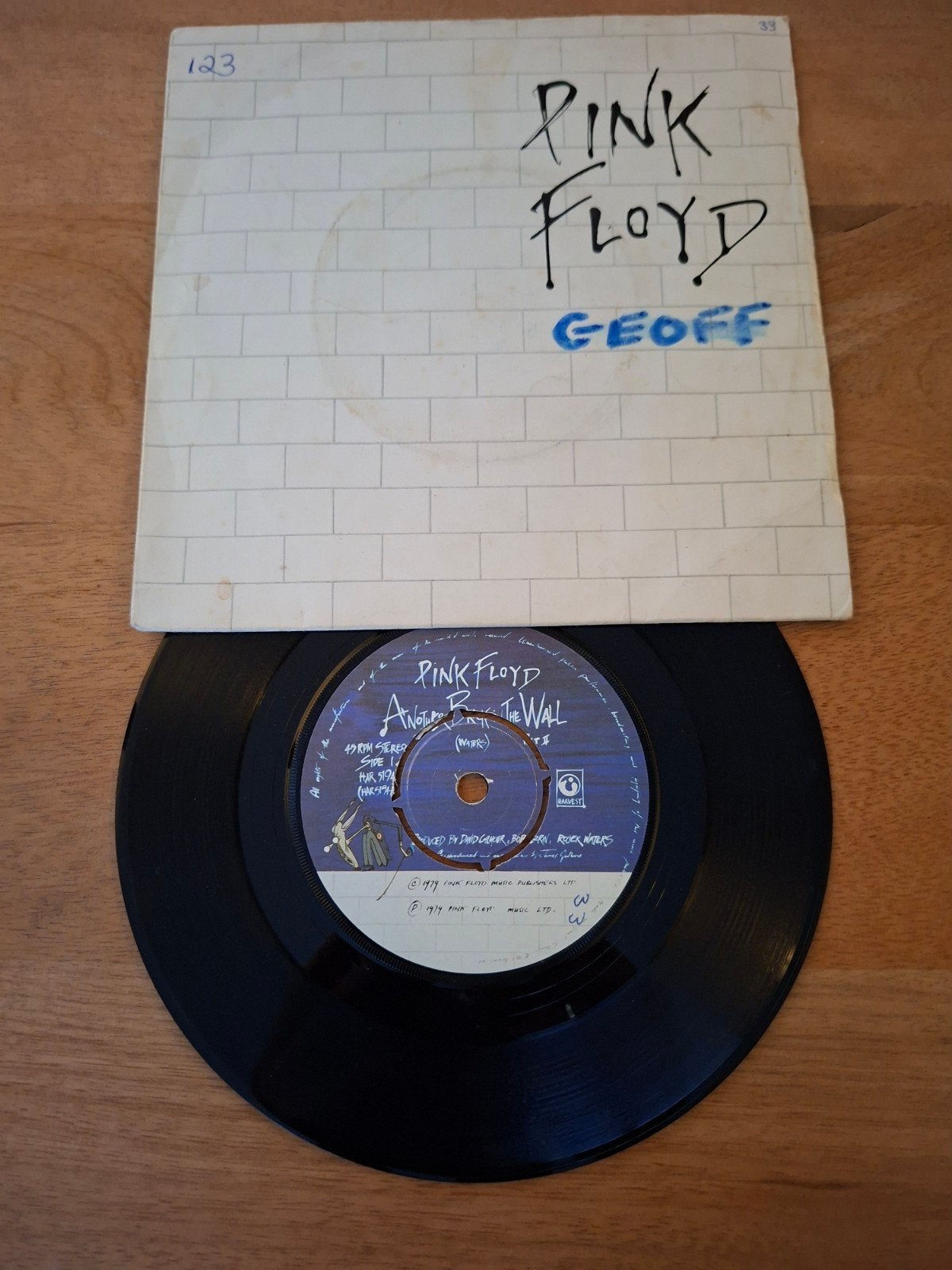 Pink Floyd - Another Brick in the Wall (7 inch single), Cd's en Dvd's, Vinyl Singles, Gebruikt, 7 inch, Ophalen of Verzenden, EP