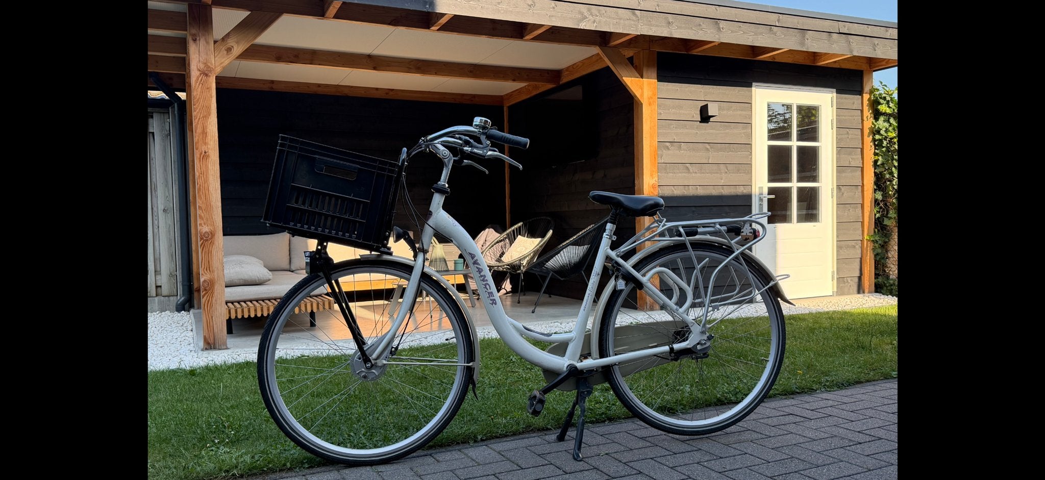 Avancer Mamafiets met grote kist voorop, Fietsen en Brommers, Fietsen | Dames | Damesfietsen, 50 tot 53 cm, Trommelrem, Ophalen
