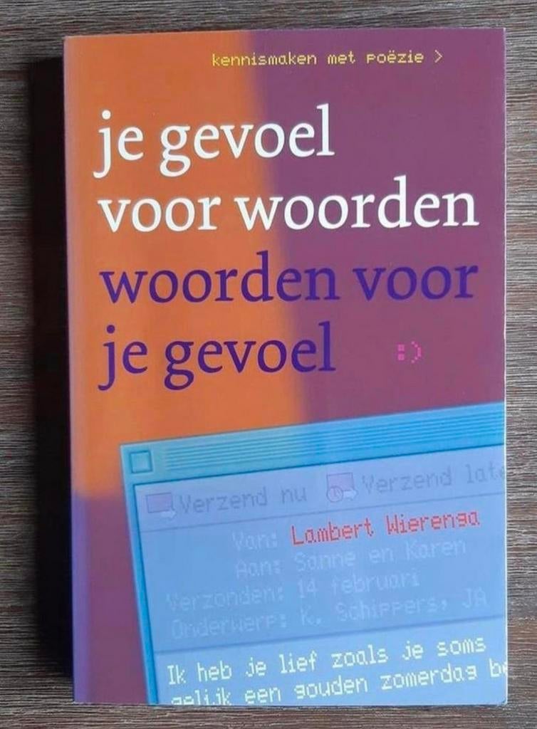Je gevoel voor woorden woorden voor je gevoel L. Wierenga, Boeken, Ophalen of Verzenden, Zo goed als nieuw, Lambert Wierenga