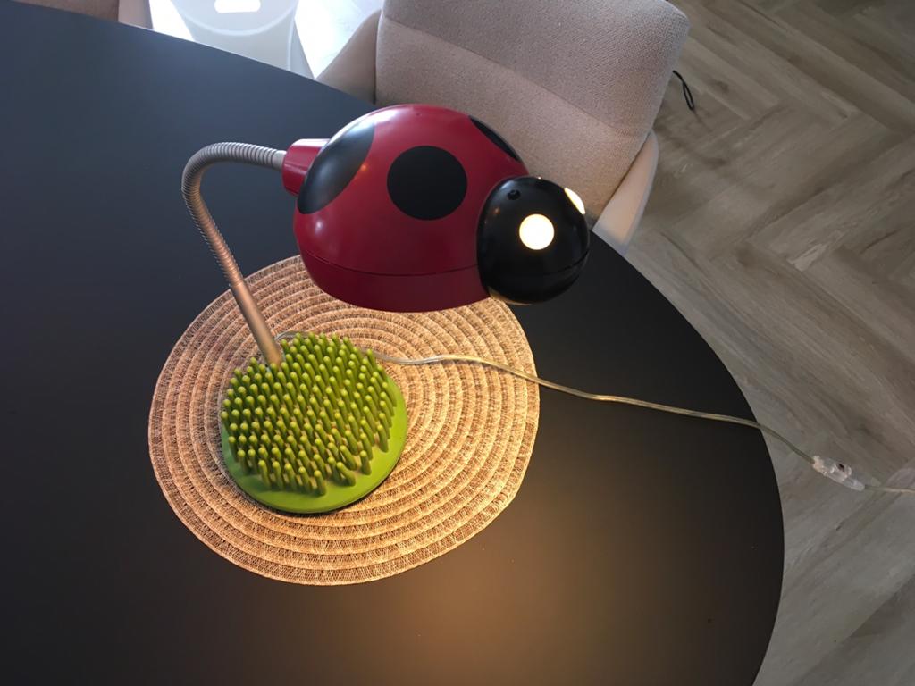 Leuke lieveheersbeestje lamp - kinderlamp, Ophalen of Verzenden, Huis en Inrichting