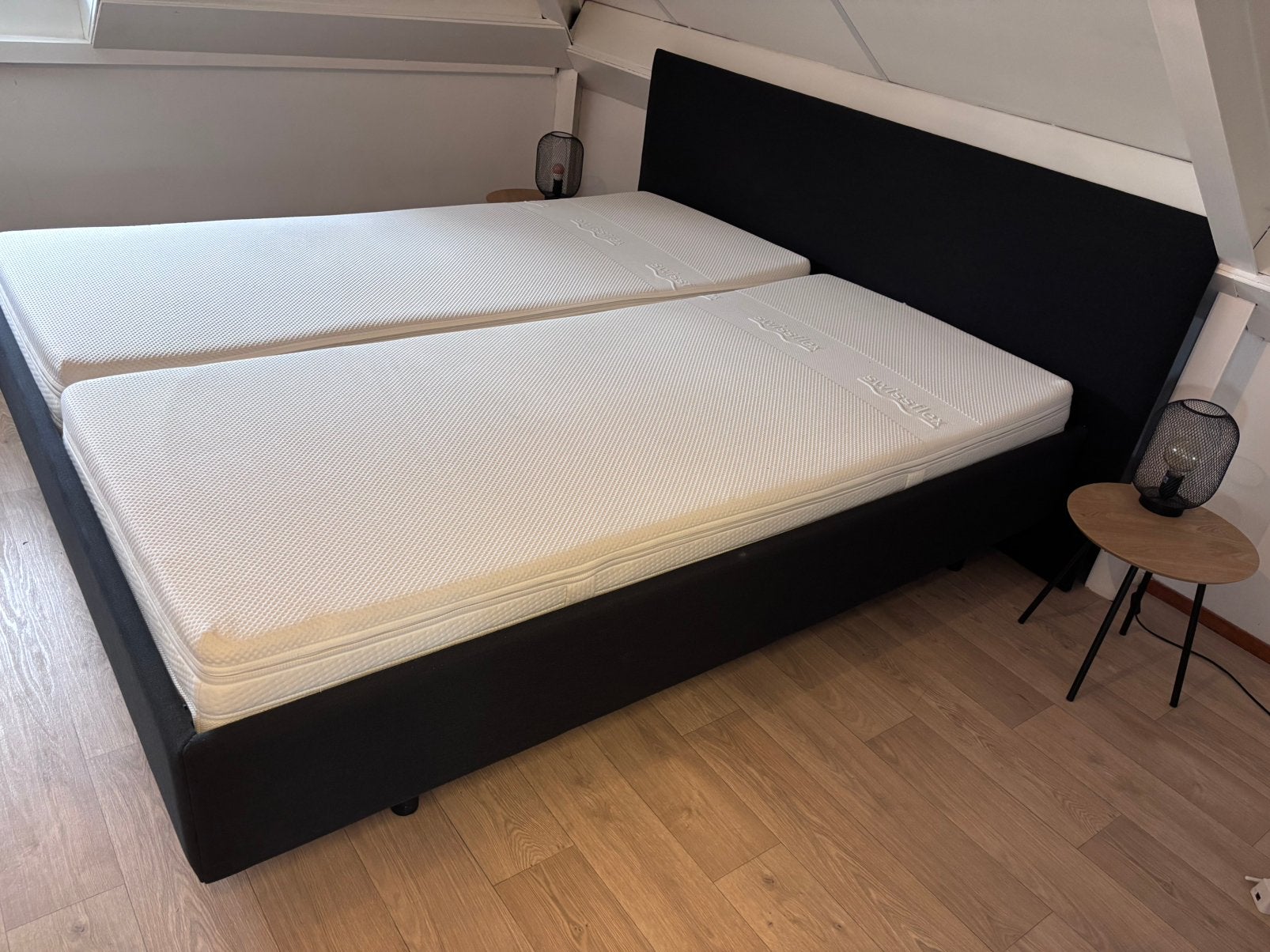Swissflex compleet slaapsysteem zgan!, Overige kleuren, 210 cm, Tweepersoons, Ophalen of Verzenden