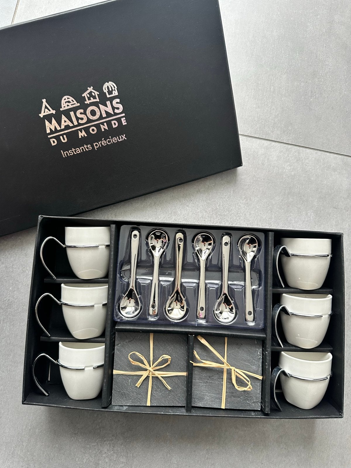 Maison du Monde Espresso Kopjes Set - Nieuw in Doos, Overige merken, Keramiek, Nieuw, Ophalen of Verzenden