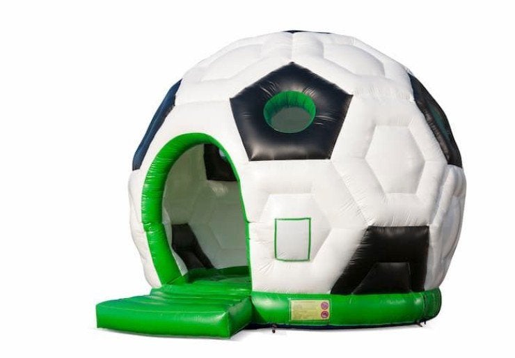 Springkussen voetbal groot model te koop!, Ophalen, Zo goed als nieuw, Overige