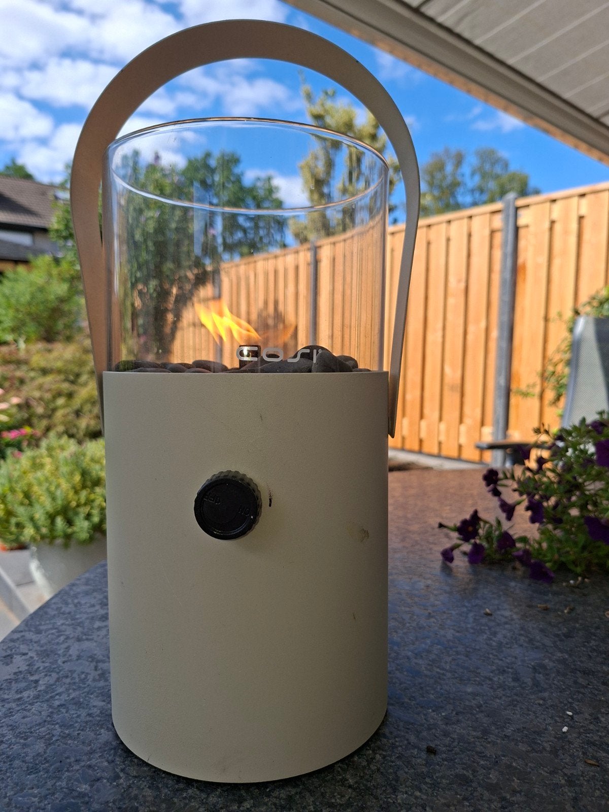 Cosi Scoop Ivory gaslantaarn, Tuin en Terras, Ophalen of Verzenden, Zo goed als nieuw