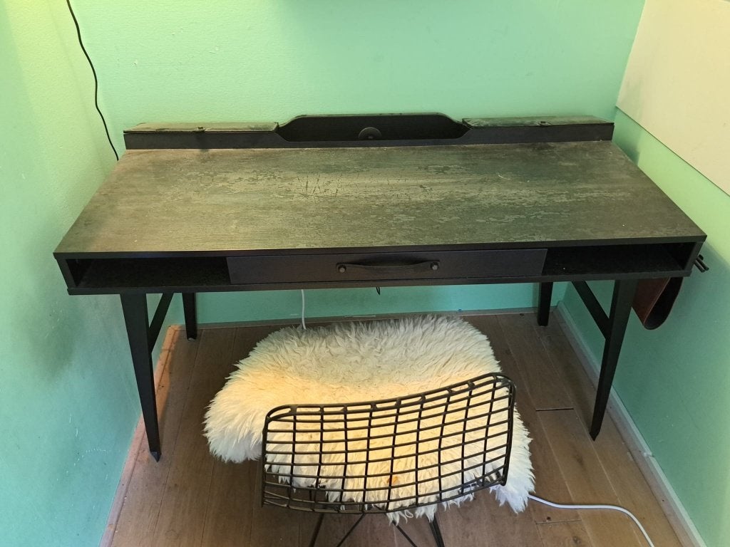 Bureau | Zwart, Ophalen, Zwart, Gebruikt, Schoolbureau