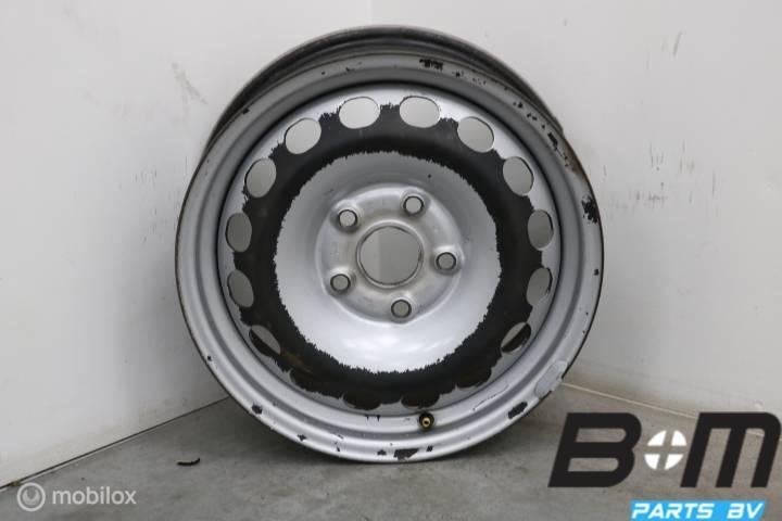1 losse 15 inch stalen velg VW Caddy 2K0601027B, Gebruikt, Velg(en)