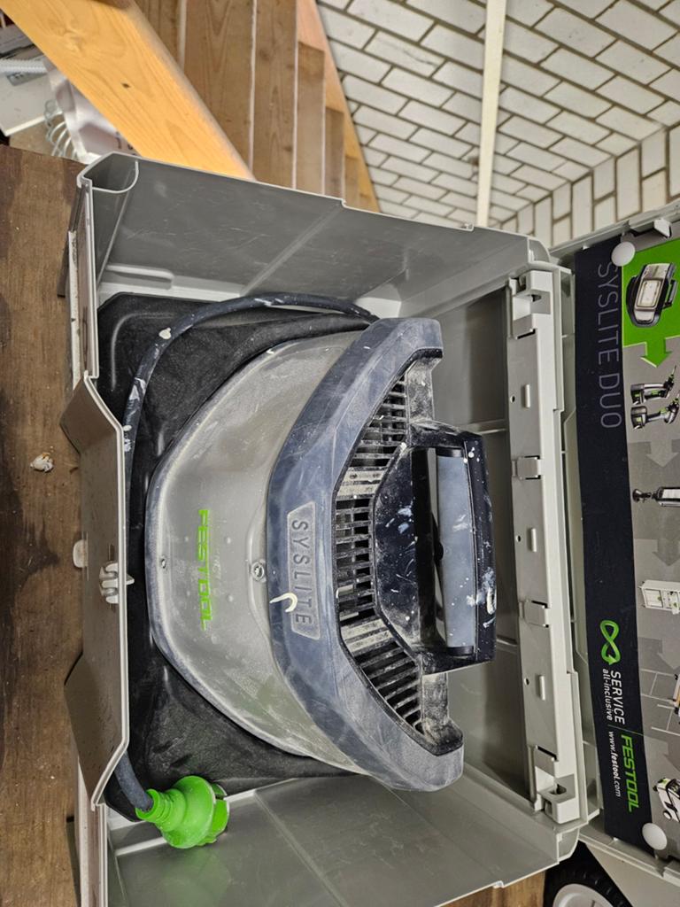 Festool SYSLITE DUO LED Bouwlamp met Statief, Ophalen, Gebruikt, Met statief, Lamp met armatuur