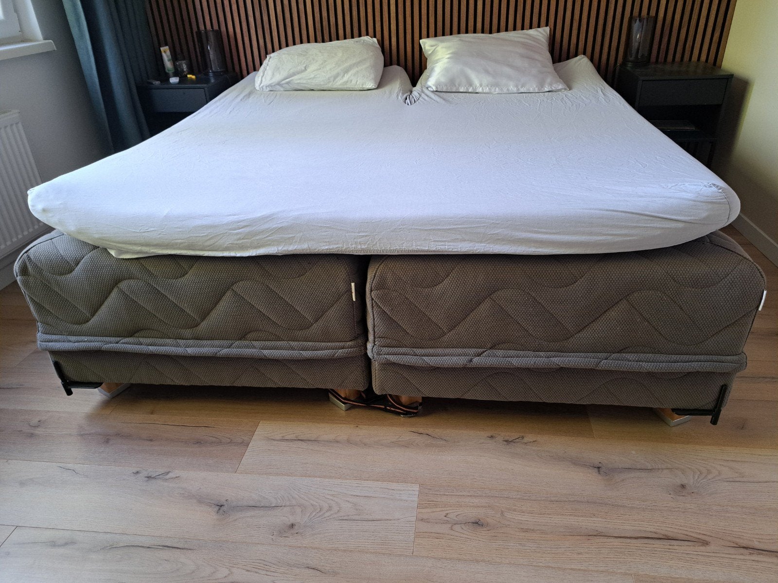Elektrische Boxspring Swiss Sense - gratis, Ophalen of Verzenden, Gebruikt, Tweepersoons, 180 cm