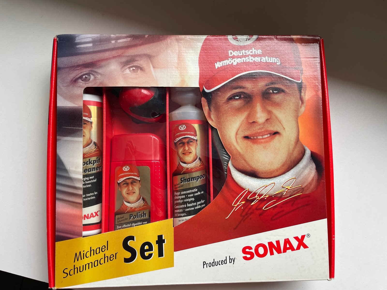F1 : Michael Schumacher Sonax Set - Auto Onderhoudscollectie, Auto diversen, Ophalen of Verzenden