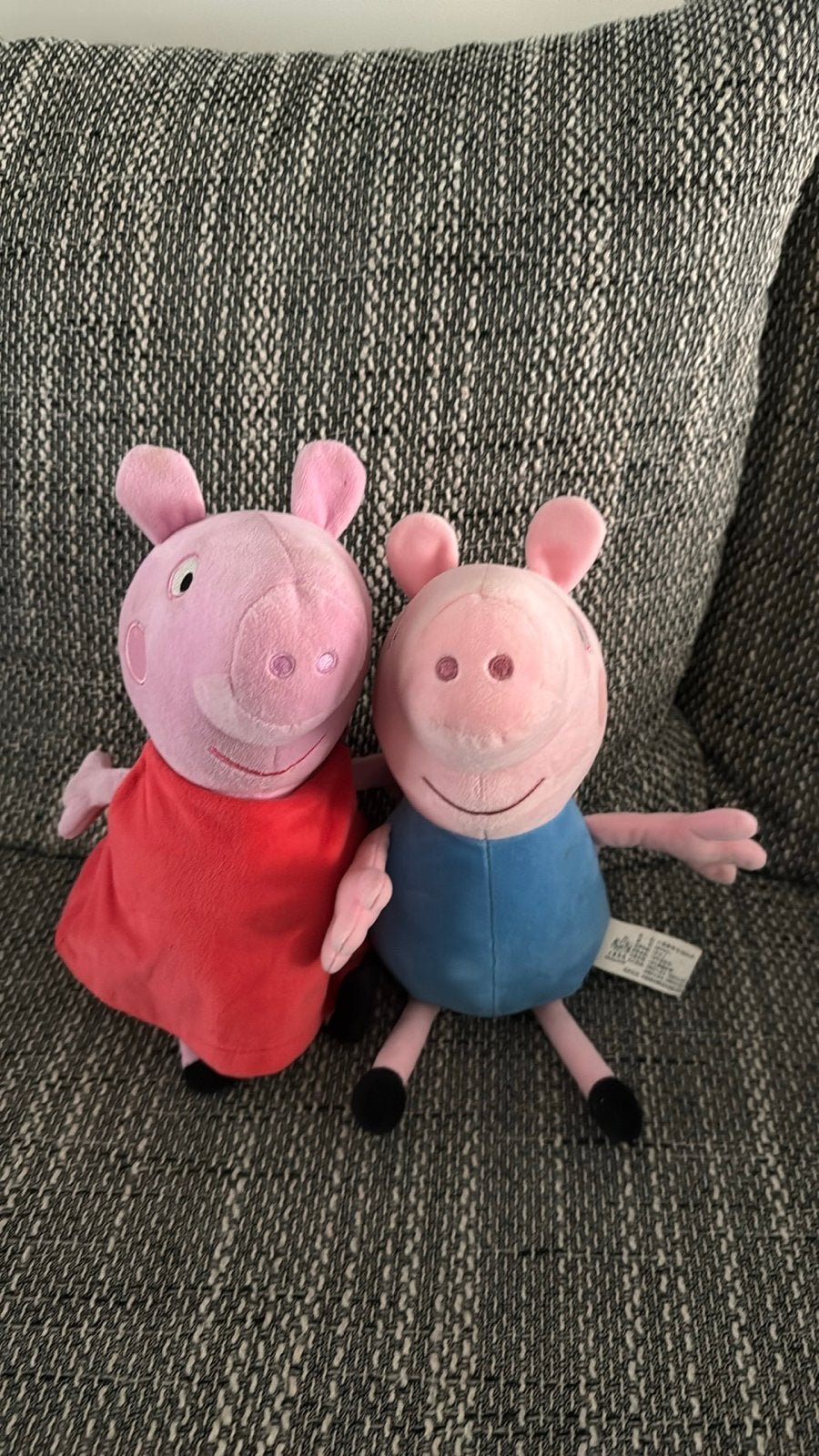 Peppa Pig en George knuffels, Overige merken, Overige typen, Ophalen of Verzenden, Middelgroot (20 tot 80 cm)