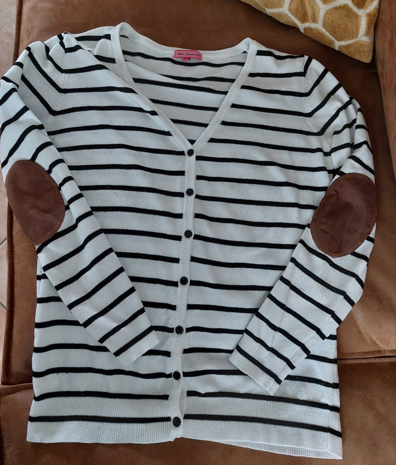 Basic Equipment gestreept vest met ellebo, maat medium ogstu, Kleding | Dames, Maat 38/40 (M), Basic Equipment, Wit, Ophalen of Verzenden